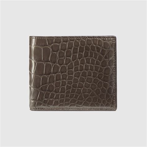 gucci alligator wallet|Gucci Exotic Wallets for Men .